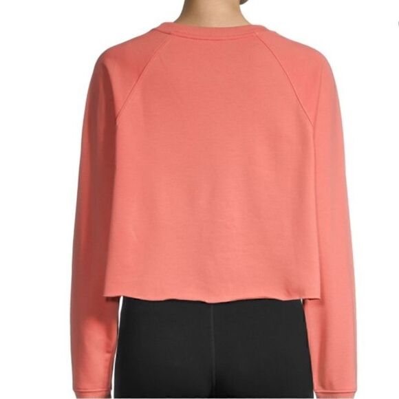 DKNY Sport Cropped Orange Sweatshirt, sweaters,long sleeve shirt  Size XL sienna - Picture 6 of 11